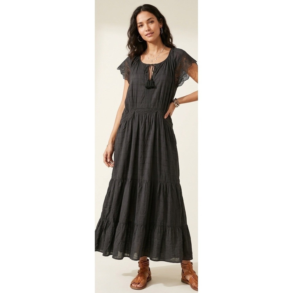 Old Navy Sz 2X Boho Cottage Core Peasant Romantic Gothic Summer Dress Babydoll